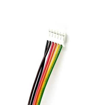 87369-0600 873690600 2.0mm Pitch Crimp Housing Single Row 6 Circuits Natural Wore Harness 200mm