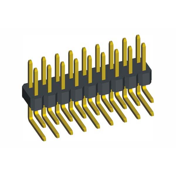 2.54mm Pin Header R/A Type Double Row