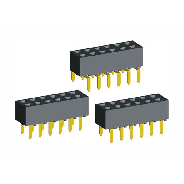 2.54mm PCB Socket Bottom Entry Type Double Row