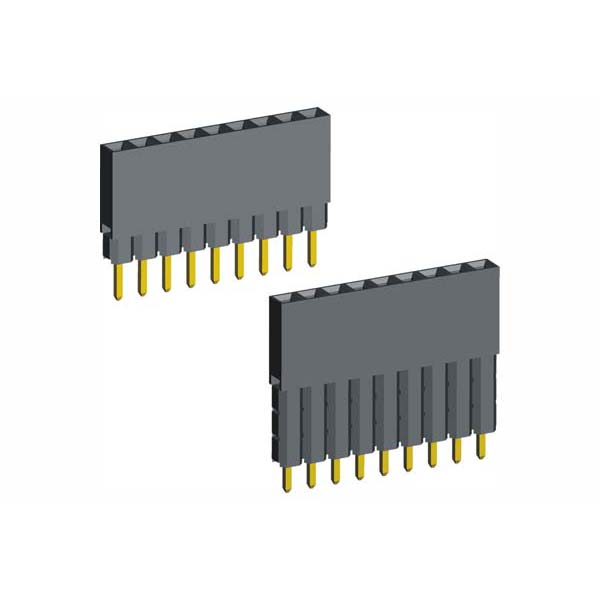 2.54mm PCB Socket Elevated Body Type Single Row