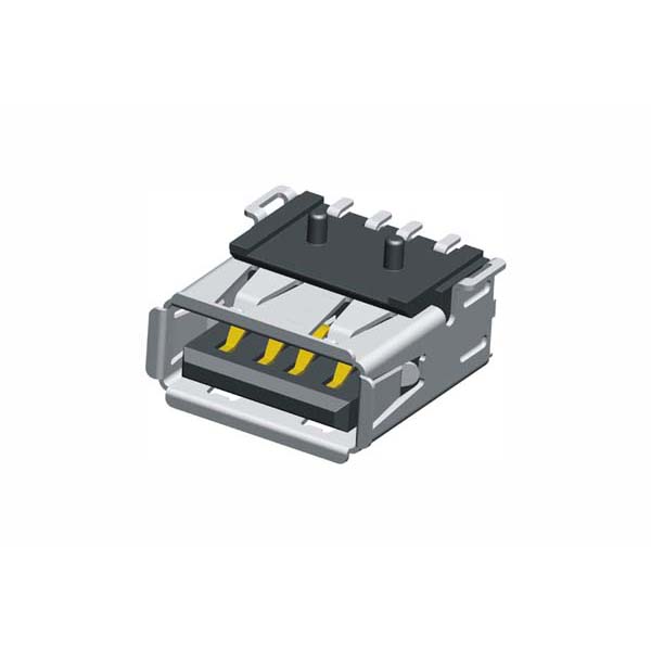 USB A Female R/A Shell Dip Type 4P