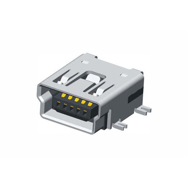 Mini USB B Female R/A SMT Type 5P