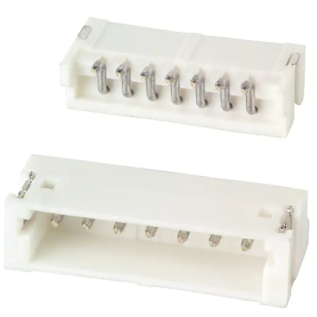 ZH S7B-ZR Connector Header Surface Mount Right Angle 7 position 0.059″ (1.50mm) S7B-ZR-SM4A-TF(LF)(SN)