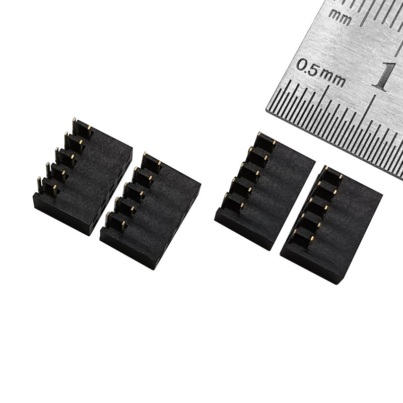 2.0mm PCB Socket R/A Dip Type Double Row