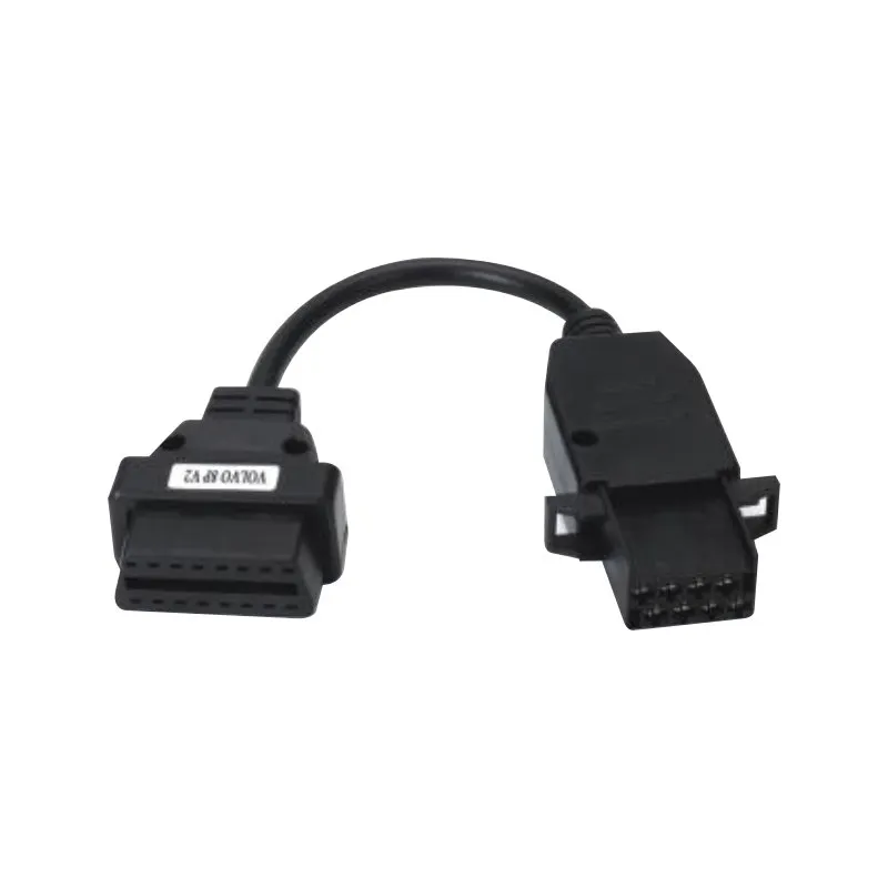 Diesel car diagnostic cable Volvo OBD2 8P to 16P