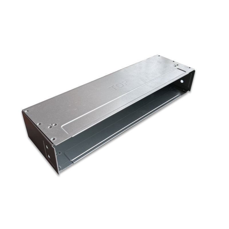 Custom stamped metal housing for electrical equipment housing
