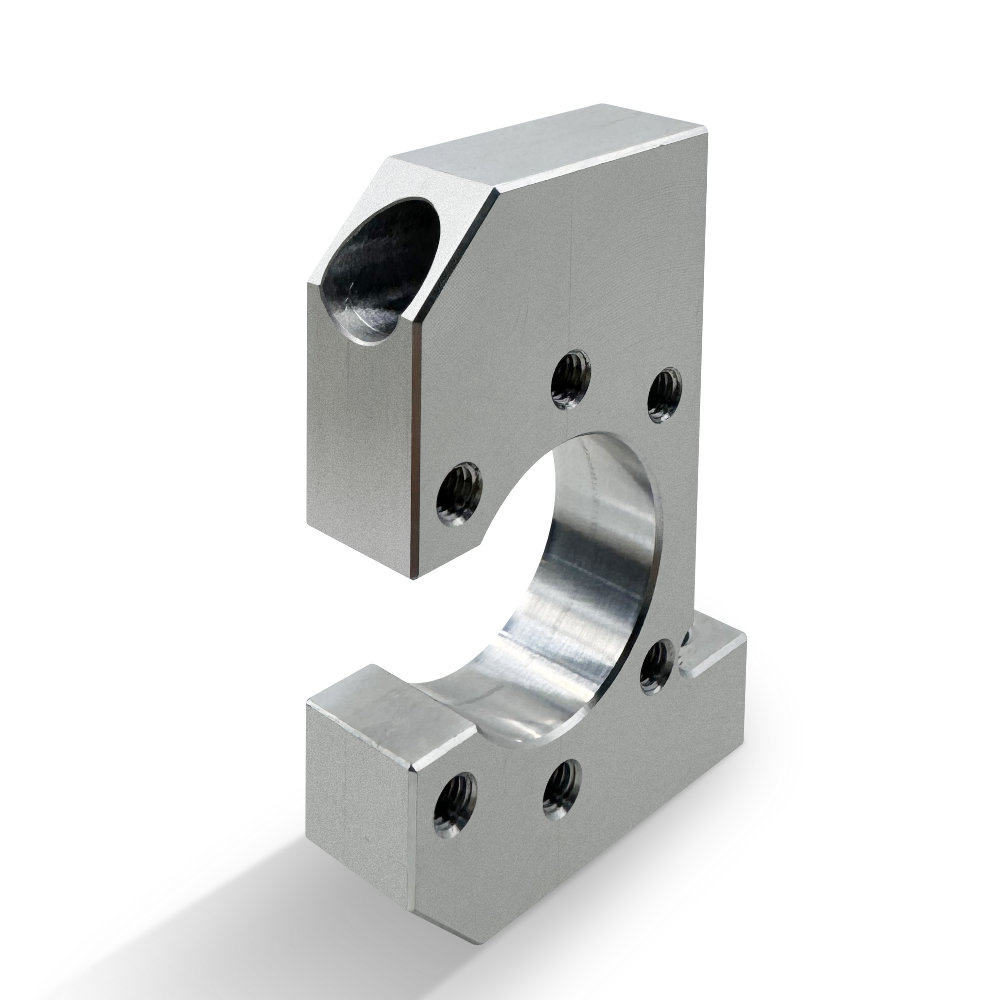 Custom CNC Milled Aluminum Clamping Mount Bracket