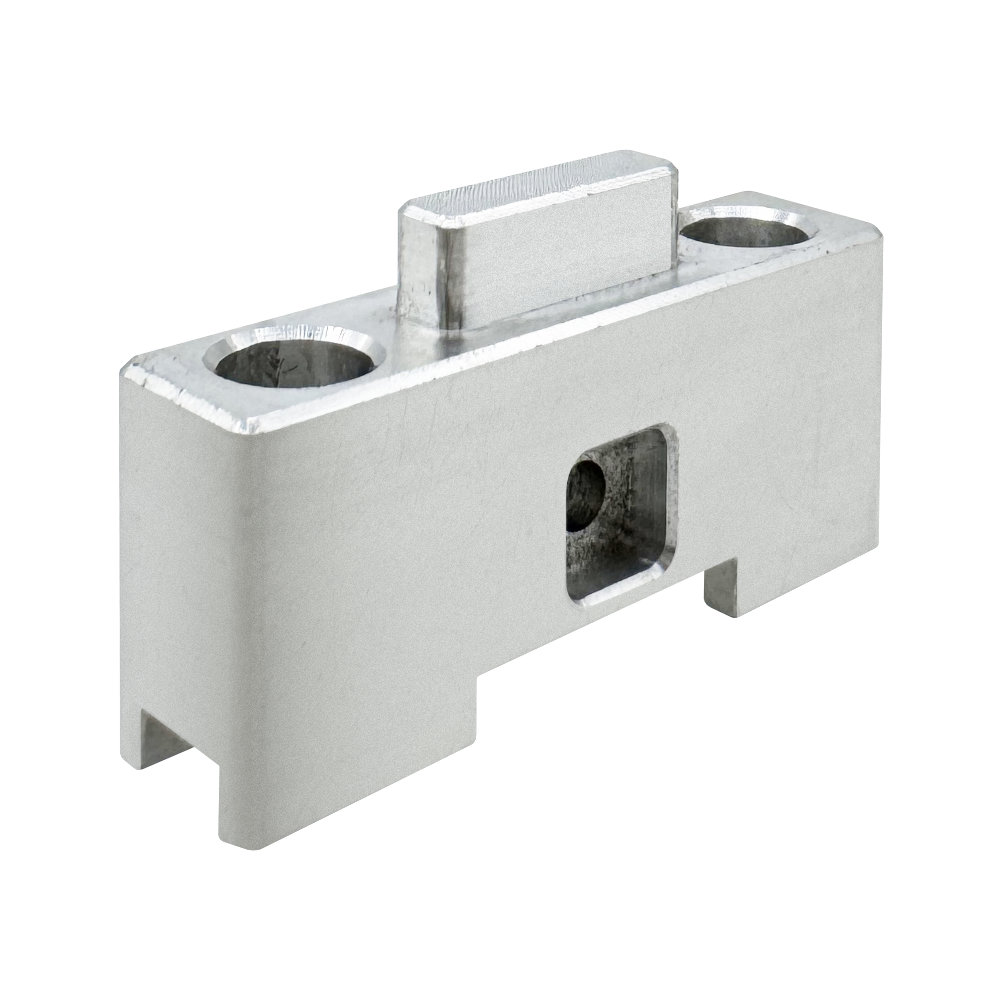 Custom CNC Milled Aluminum Stepped Locating Fixture Block
