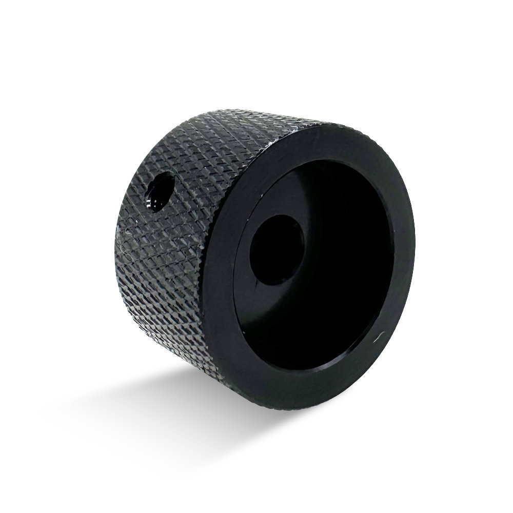 Custom CNC Turned Knurled Aluminum Adjustment Knob