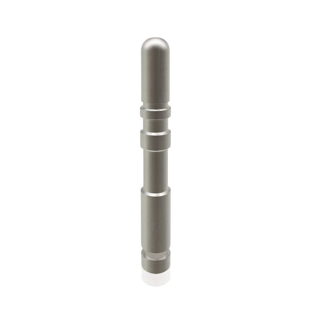 Custom CNC Turned Multi‑Step Round‑Tip Locating Dowel Pin
