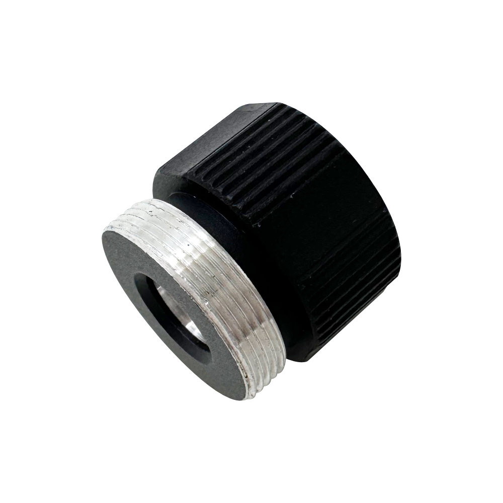 Custom CNC Turned Knurled Threaded Adapter Fitting