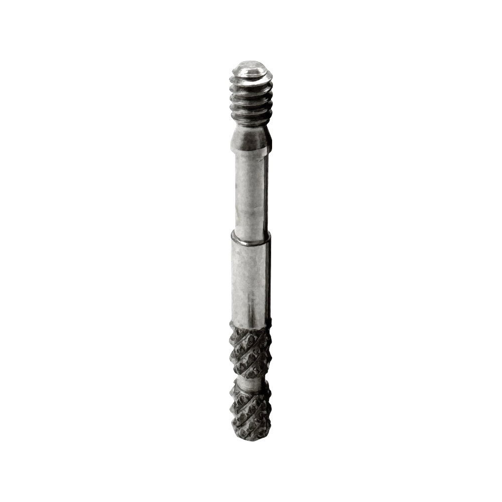 Custom CNC Turned Knurled Thread Stepped Locating Pin