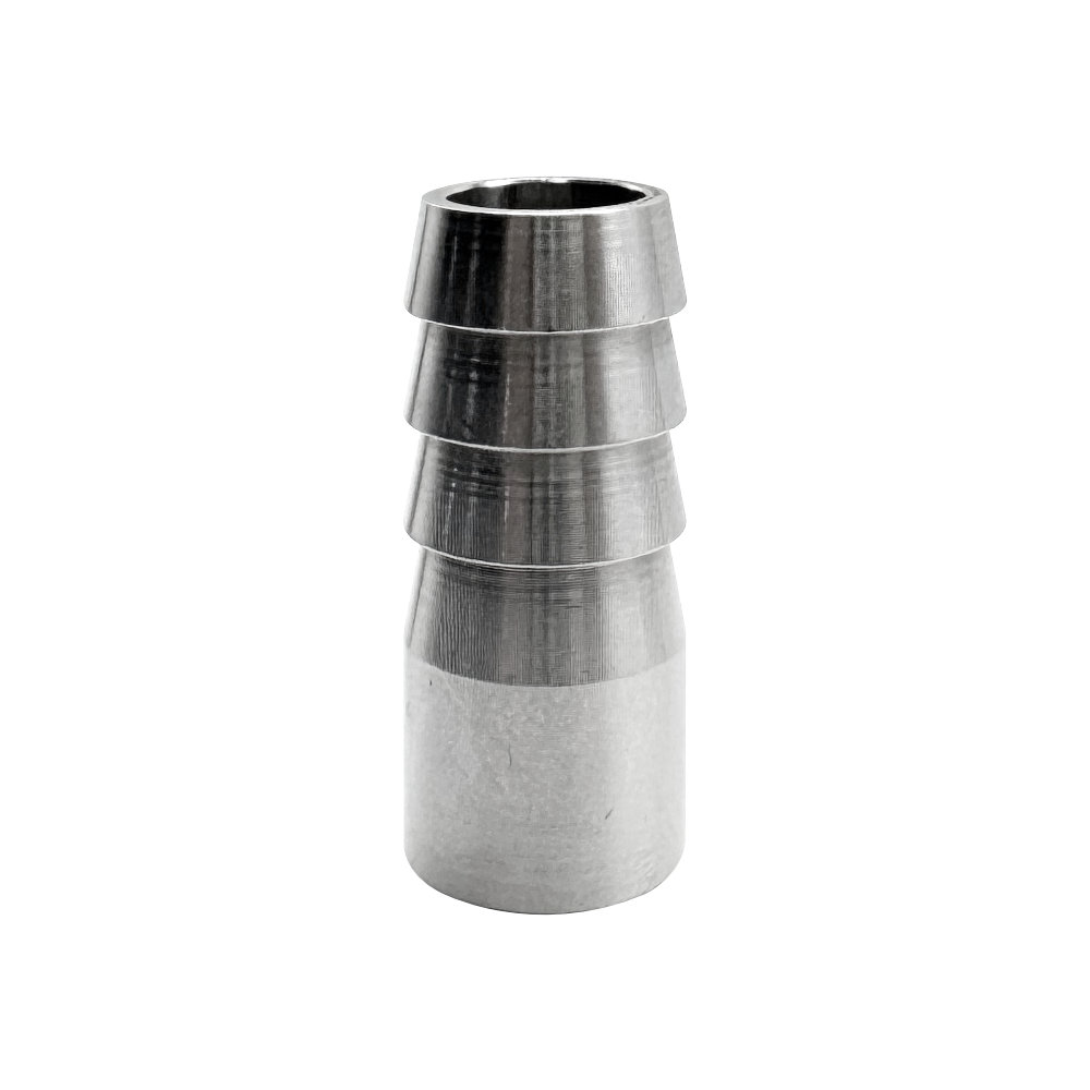 Custom CNC Turned Multi-Ring Barbed Hollow Hose