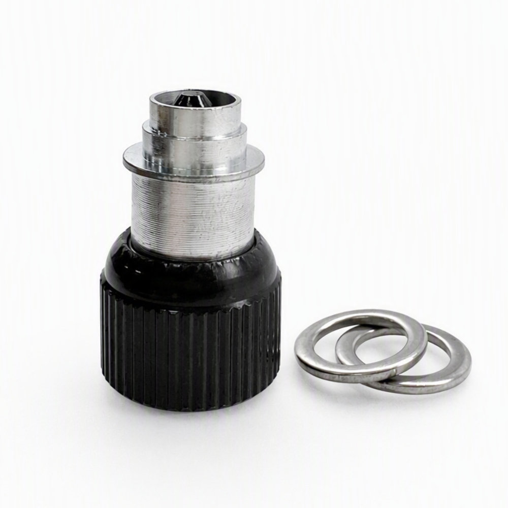 PF11MW-M4-1-2BL Captive Panel Screw, Floating, Black