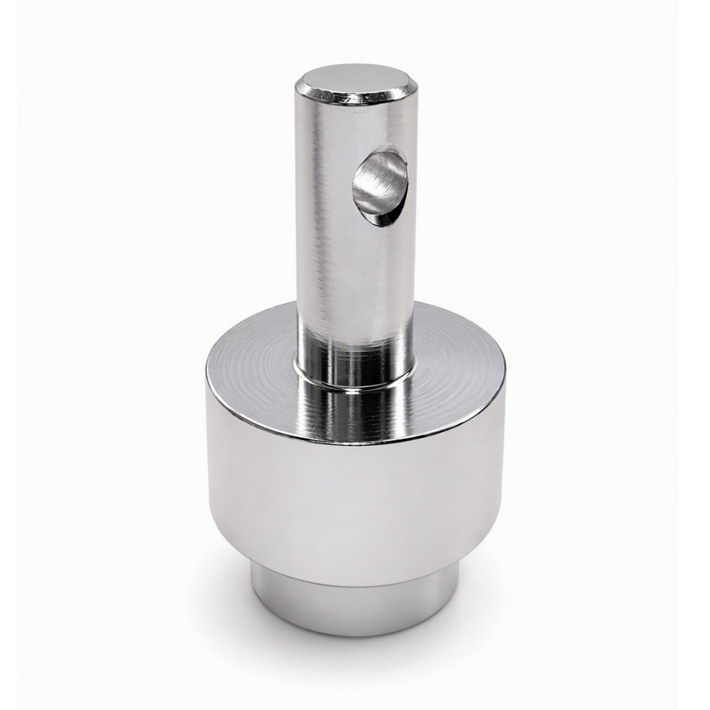 Custom CNC Turned Cross Drilled Pin with Stepped Body Custom CNC Turned Cross Drilled Pin with Stepped Body
